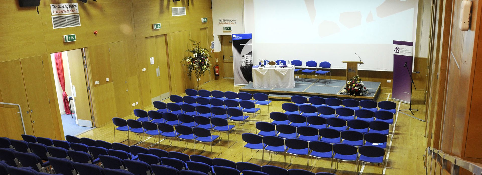 Picture of our auditorium