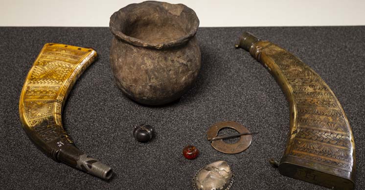 Objects from the collection of National Museums Scotland to be studied as part of new Gaelic language project, Tha Sgeul Ri Innse [credit Duncan McGlynn]