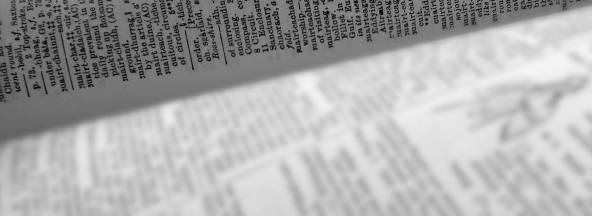 Picture of a page in a book