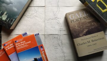 Maps and books on place-names of Scotland
