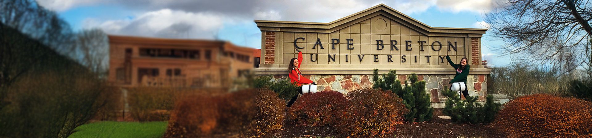 Gaelic Students Outside Cape Breton University